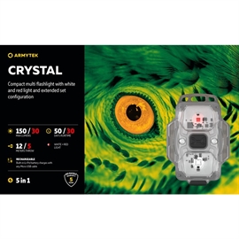 Armytek Crystal Multi Mini Lantern, Grå